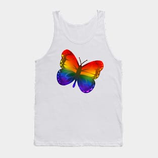 LGBTQ+ Pride Butterfly - Gay Tank Top